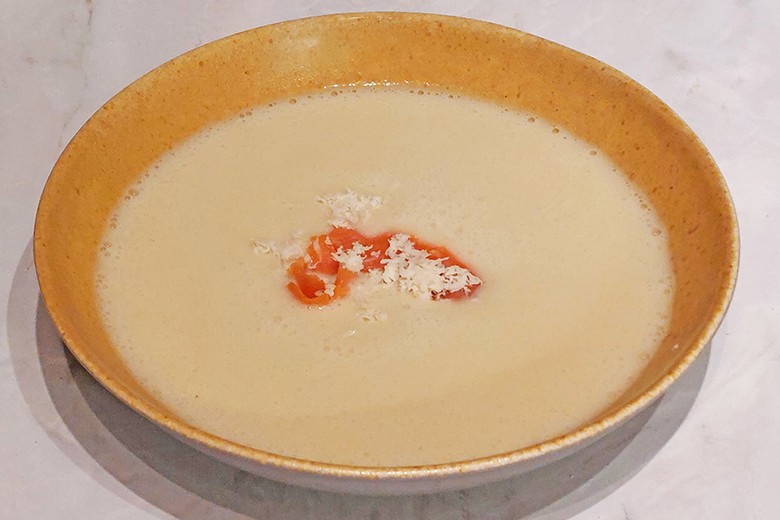 Kartoffel-Kren-Schaumsuppe