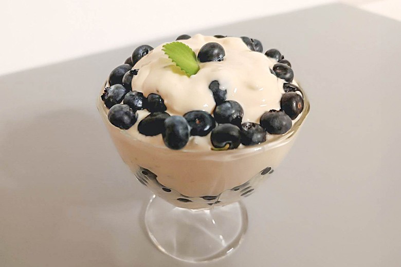 Schwarzbeertraum Dessert