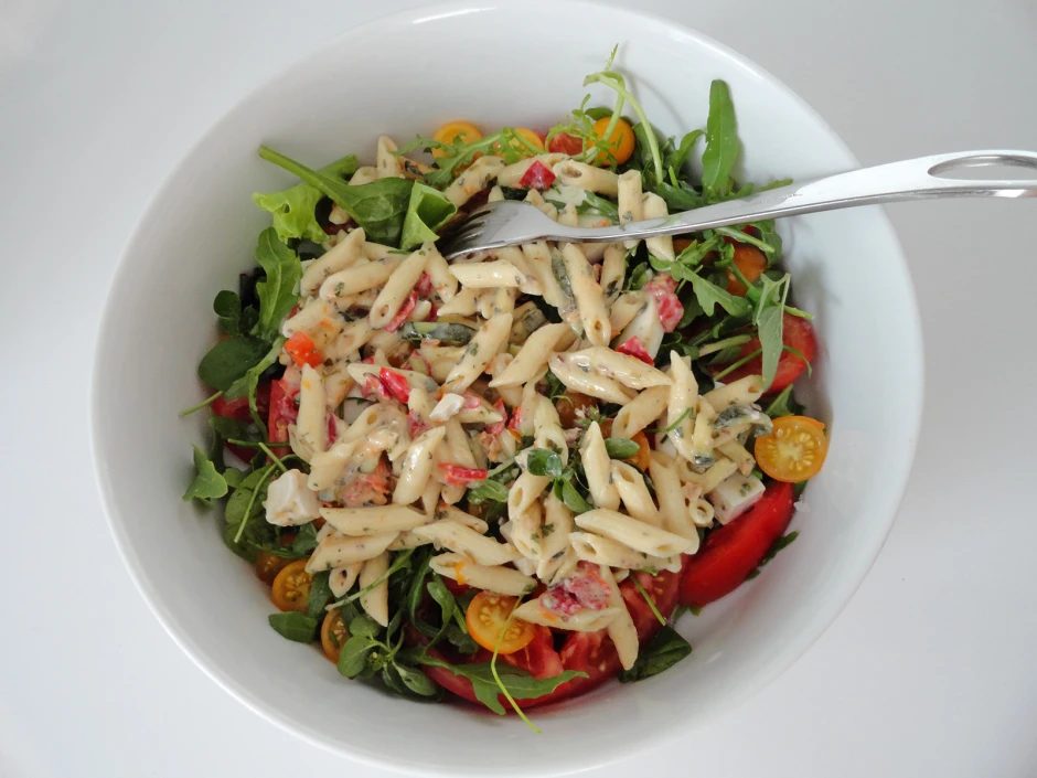 Paradiesischer Pastasalat