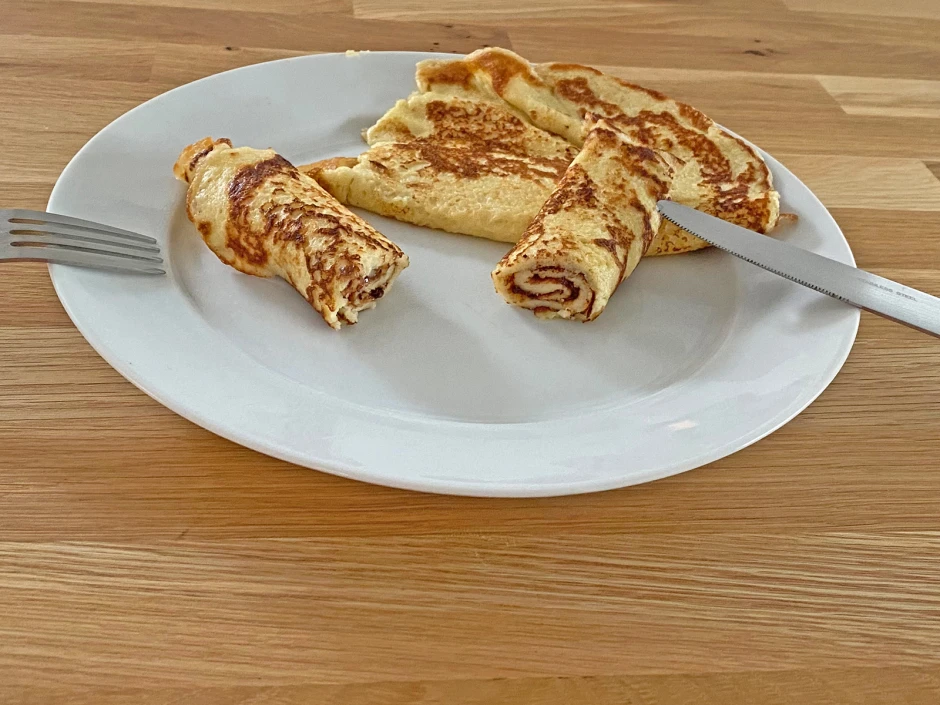 Dinkel-Topfen Palatschinken