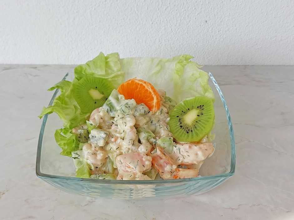 Eismeerkrabbensalat mit Mandarine