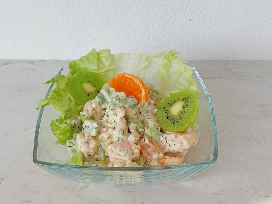 Eismeerkrabbensalat mit Mandarine