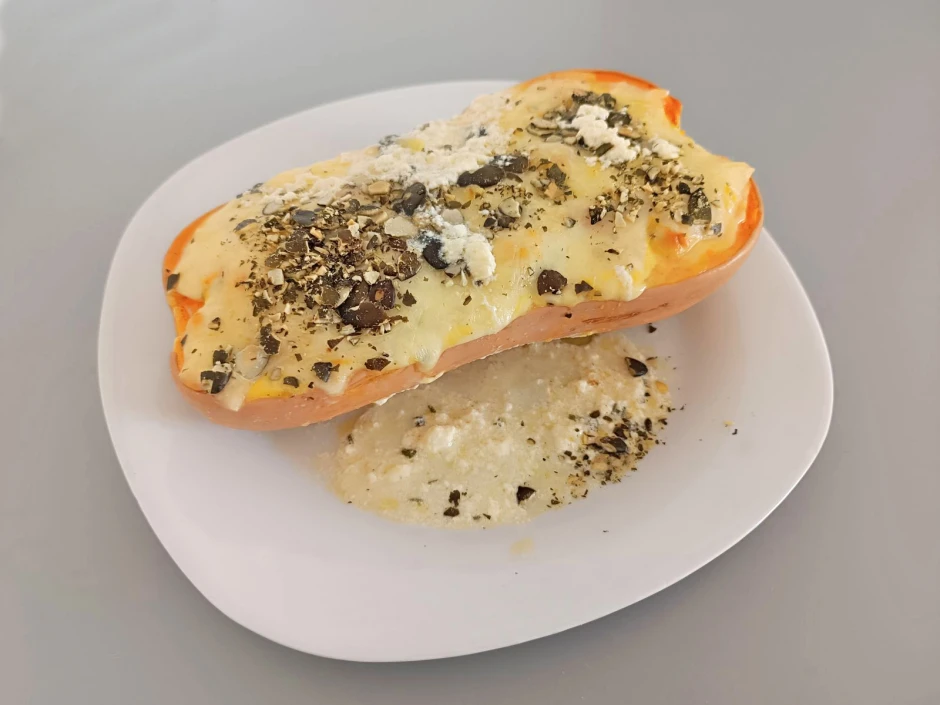 Gef&uuml;llter Butternut-K&uuml;rbis