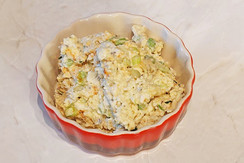 Camembert Aufstrich mit Frühlingszwiebeln