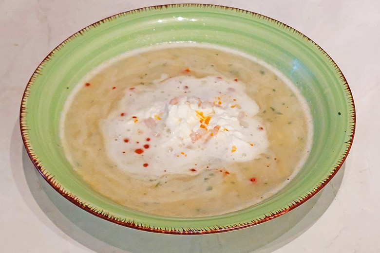 Kartoffel-Krabben-Suppe