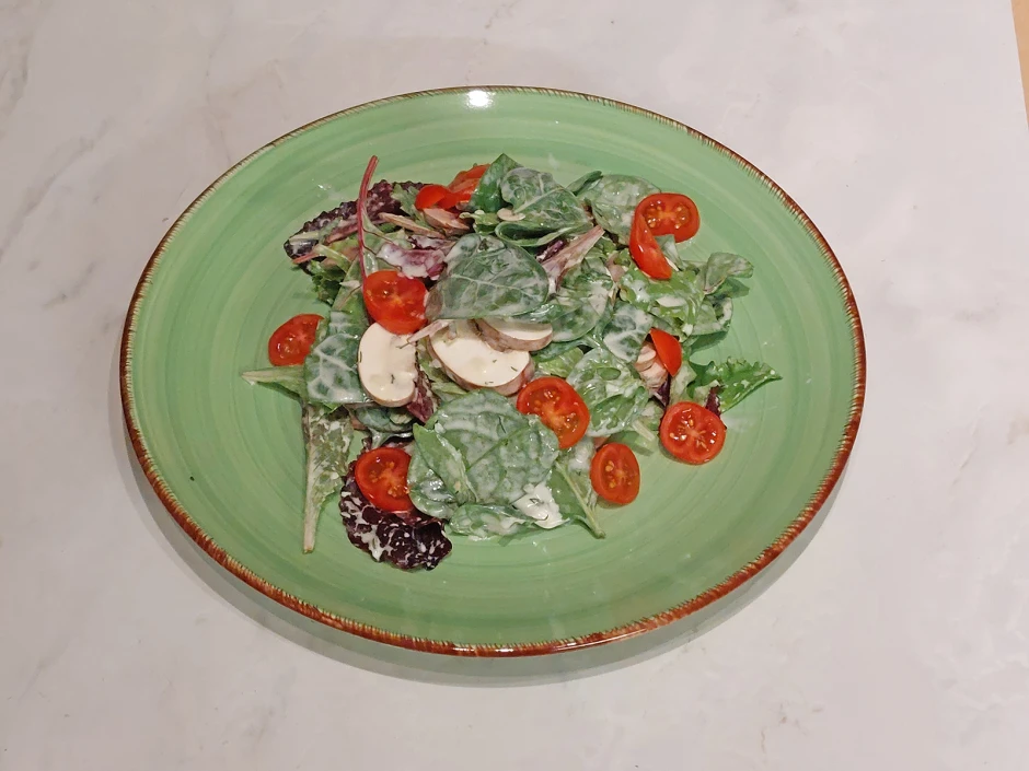 Sylter Pfl&uuml;cksalat mit Champignons