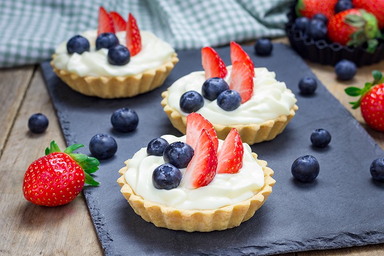 Frischkäse-Tarteletts