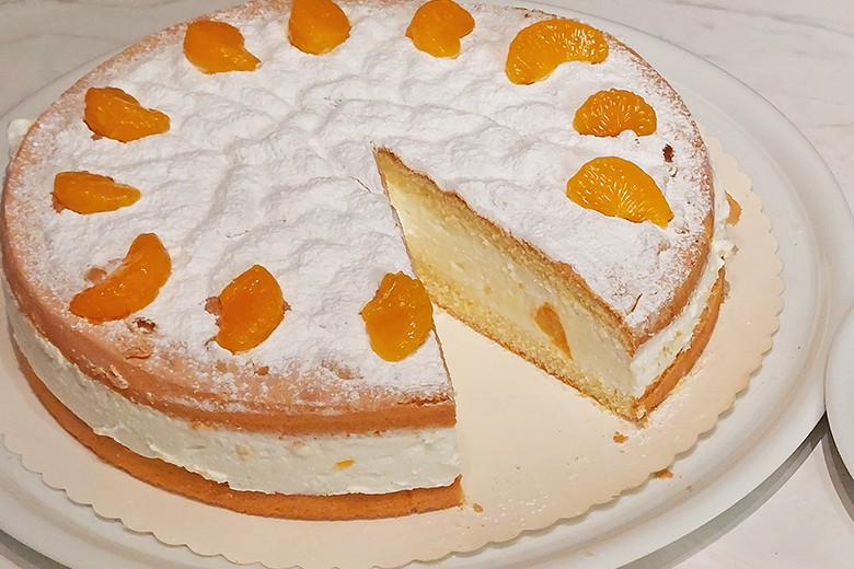 Mandarinen-Topfen-Torte