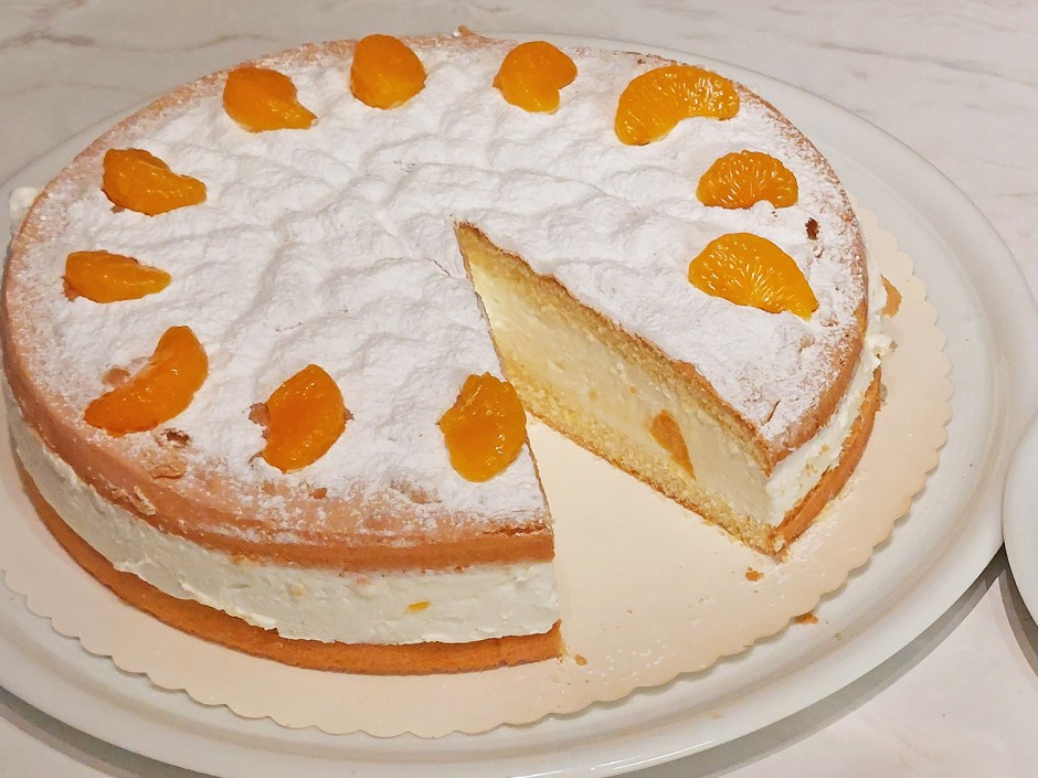 Mandarinen-Topfen-Torte