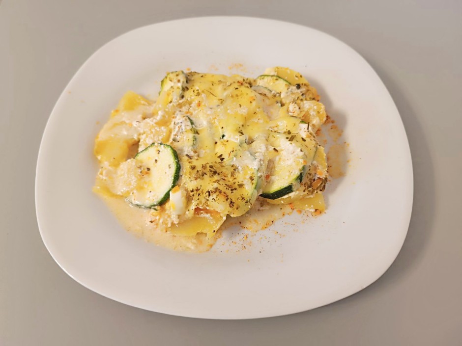 Erdäpfel-Zucchini-Auflauf