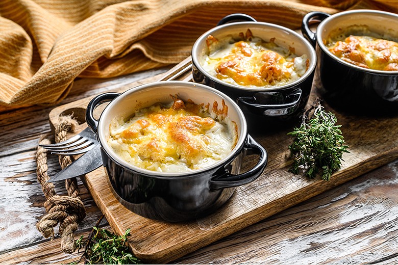 Champignonauflauf mit Hühnerbrust