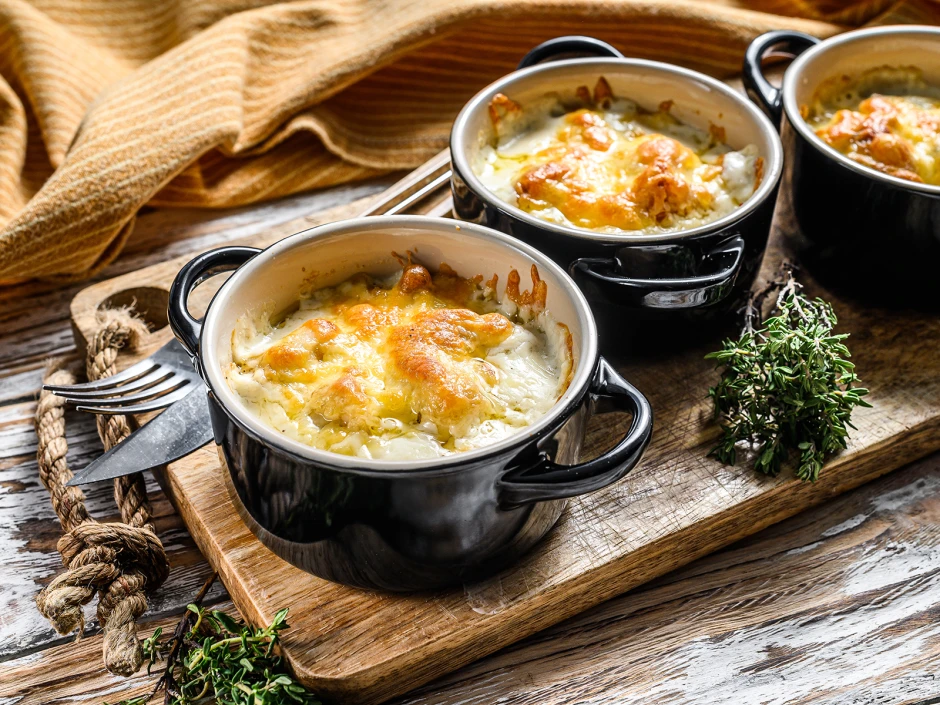 Champignonauflauf mit Hühnerbrust