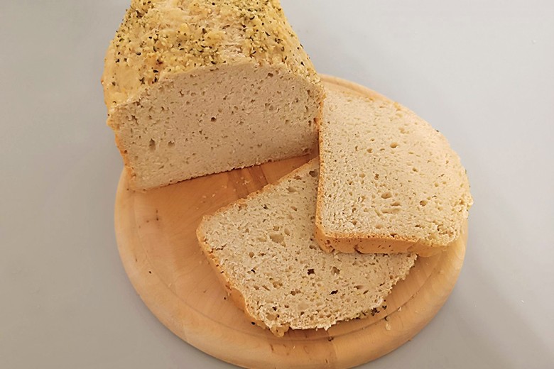 Weißbrot mit Hanfmilch