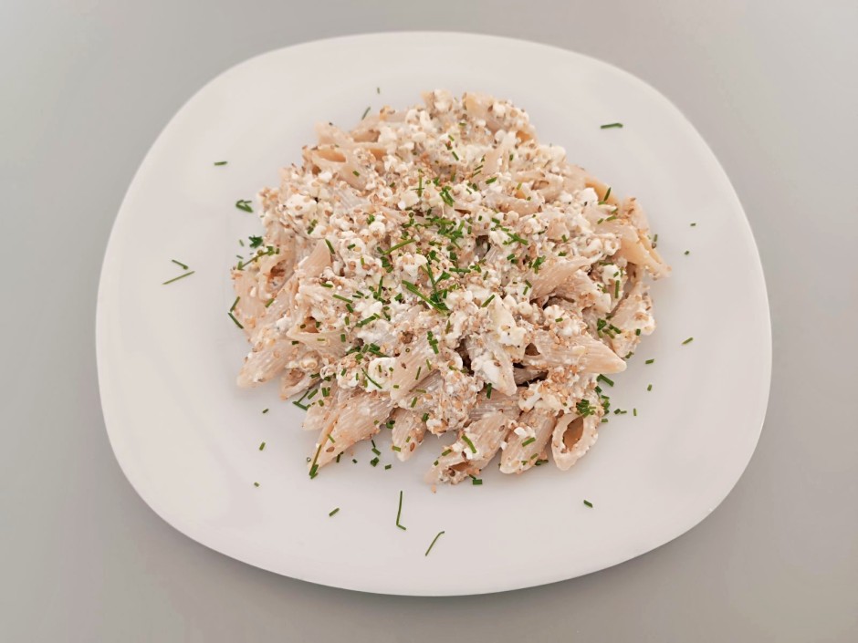 Dinkelnudeln mit Sesam
