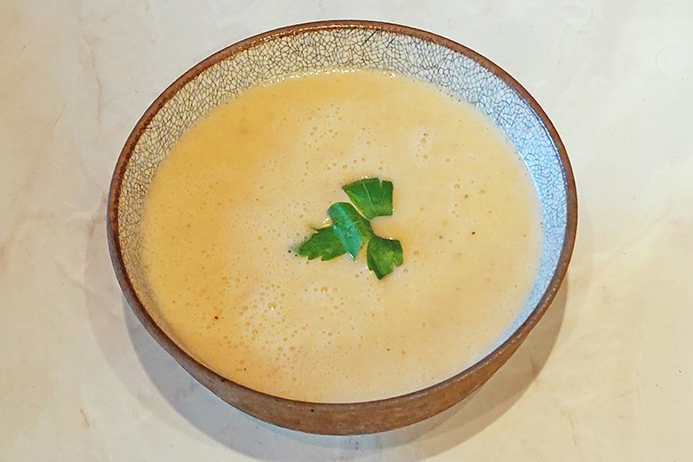 Apfel-Cremesuppe mit Kren