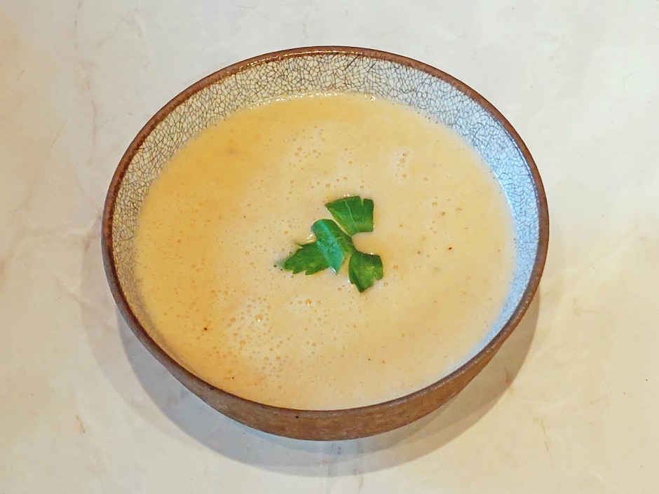 Apfel-Cremesuppe mit Kren