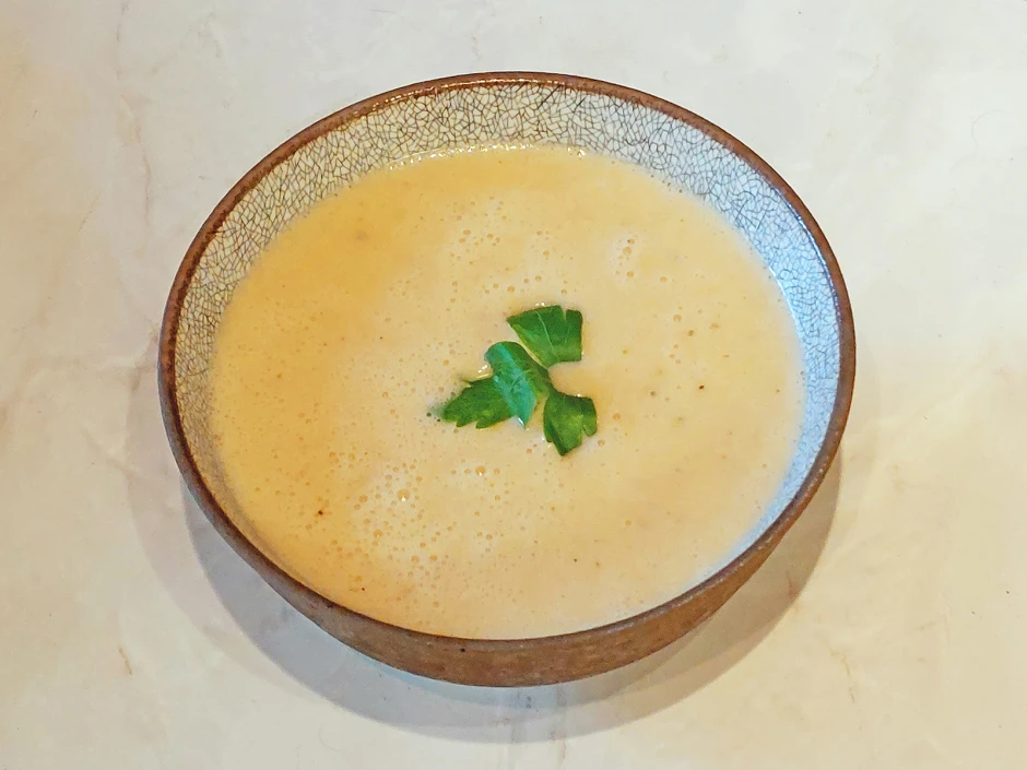 Apfel-Cremesuppe mit Kren
