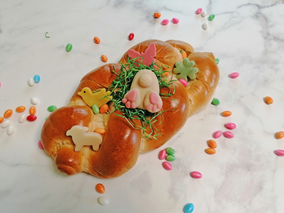 Hasenpopo aus Marzipan