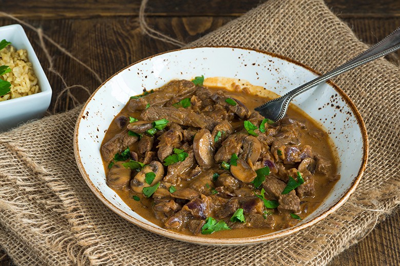 Boeuf Stroganoff