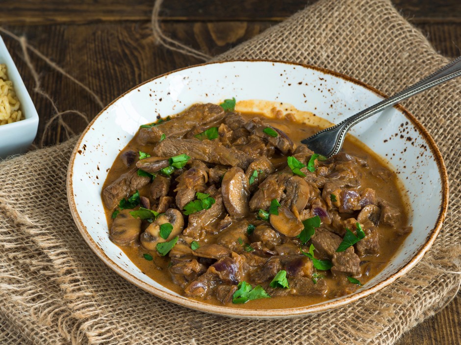 Boeuf Stroganoff