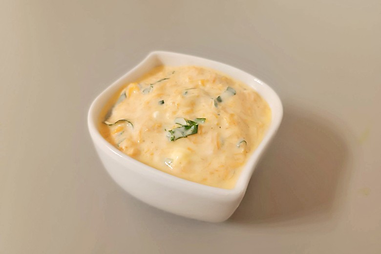 Karotten-Bärlauch-Dip