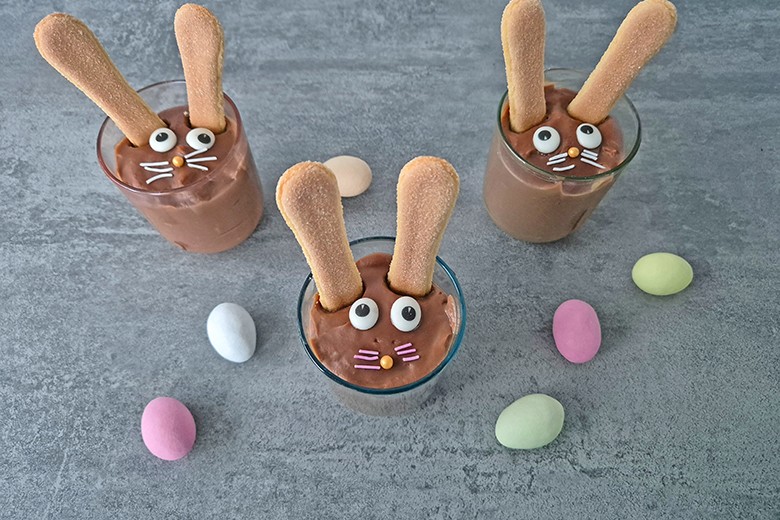 Osterhasen-Pudding