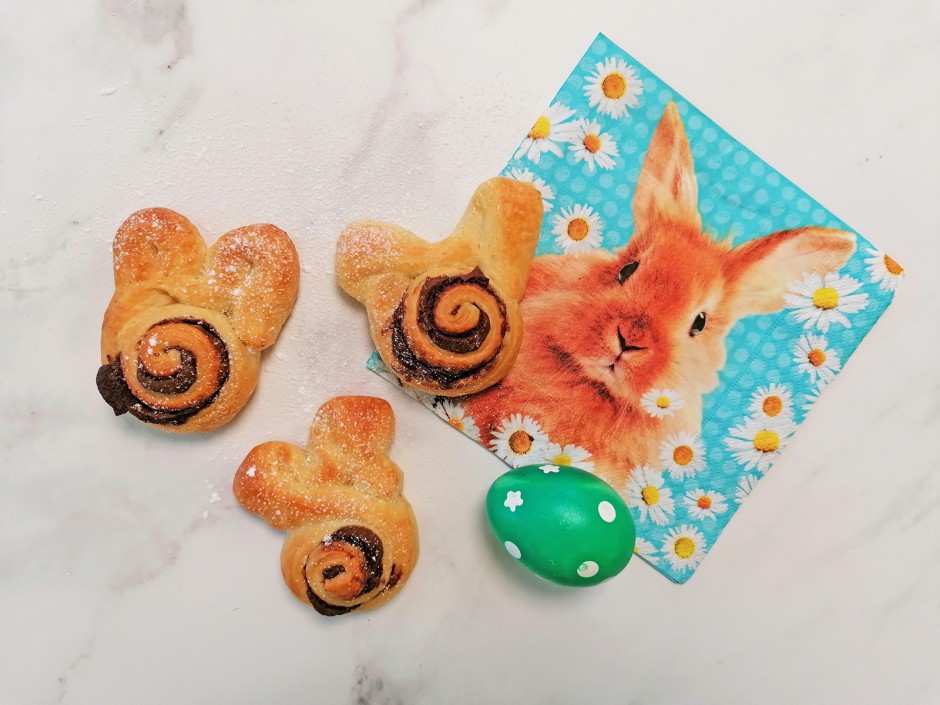Osterhasen mit Nougatfülle