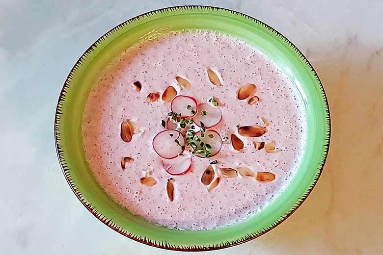 Kalte Radieschen-Suppe