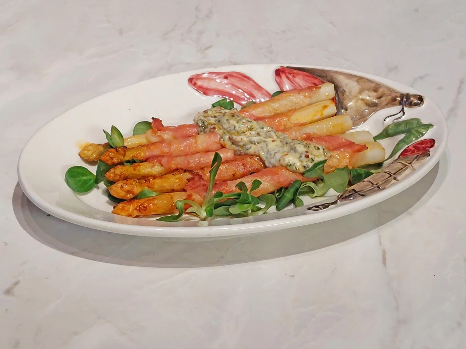 Spargel-Speck-R&ouml;llchen