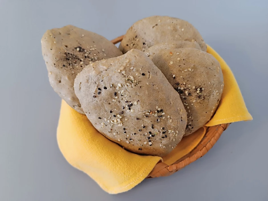 Hanf-Dinkel-Fladen