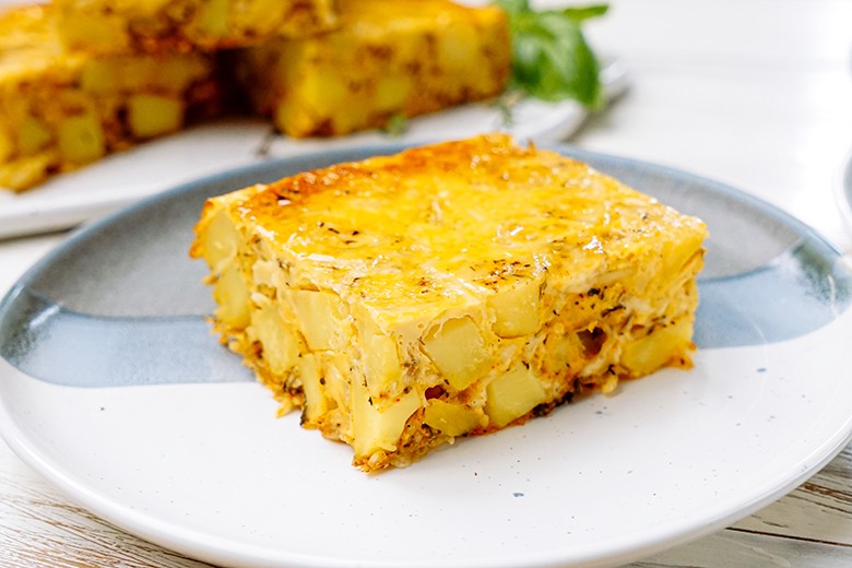 Würziger Erdäpfelkuchen