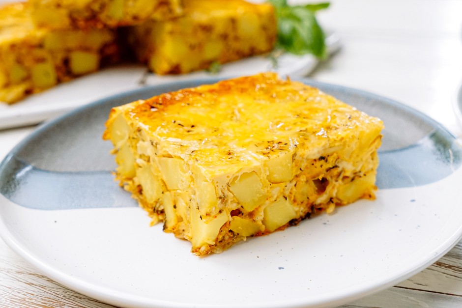 Würziger Erdäpfelkuchen