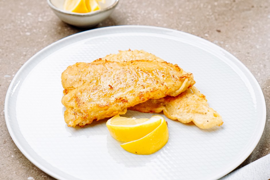 Fischfilets in Bierteig