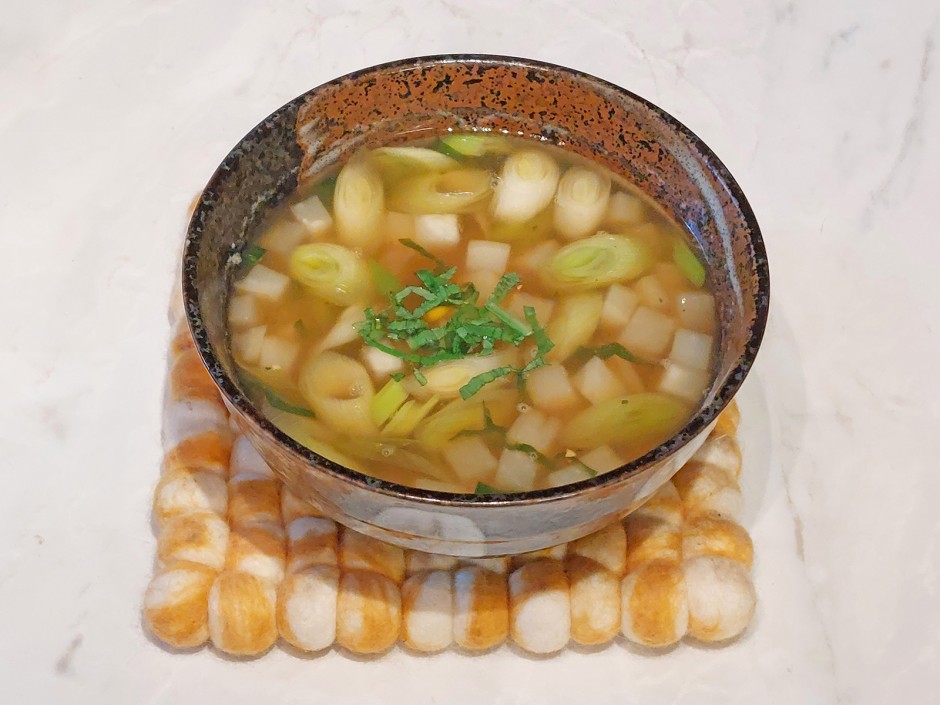 Mairübchen-Mais-Suppe