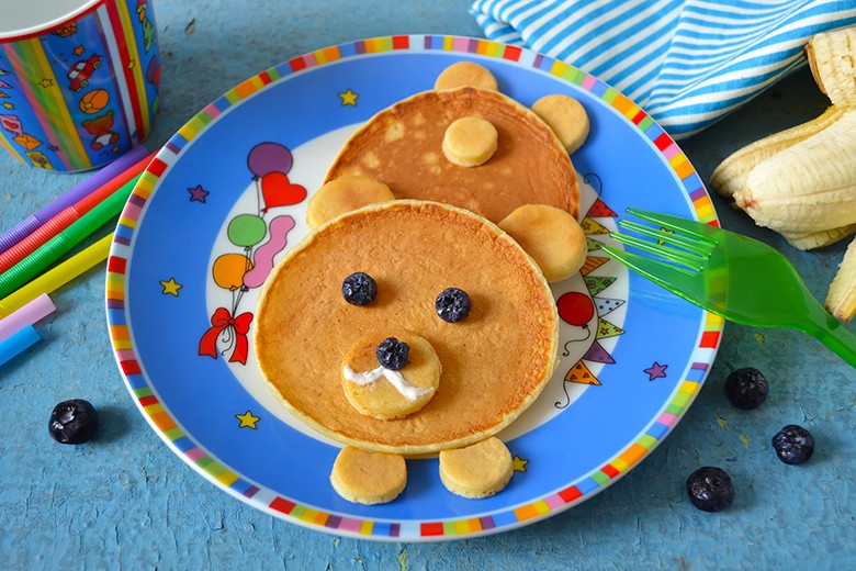 Bananen-Pancake-Bärchen