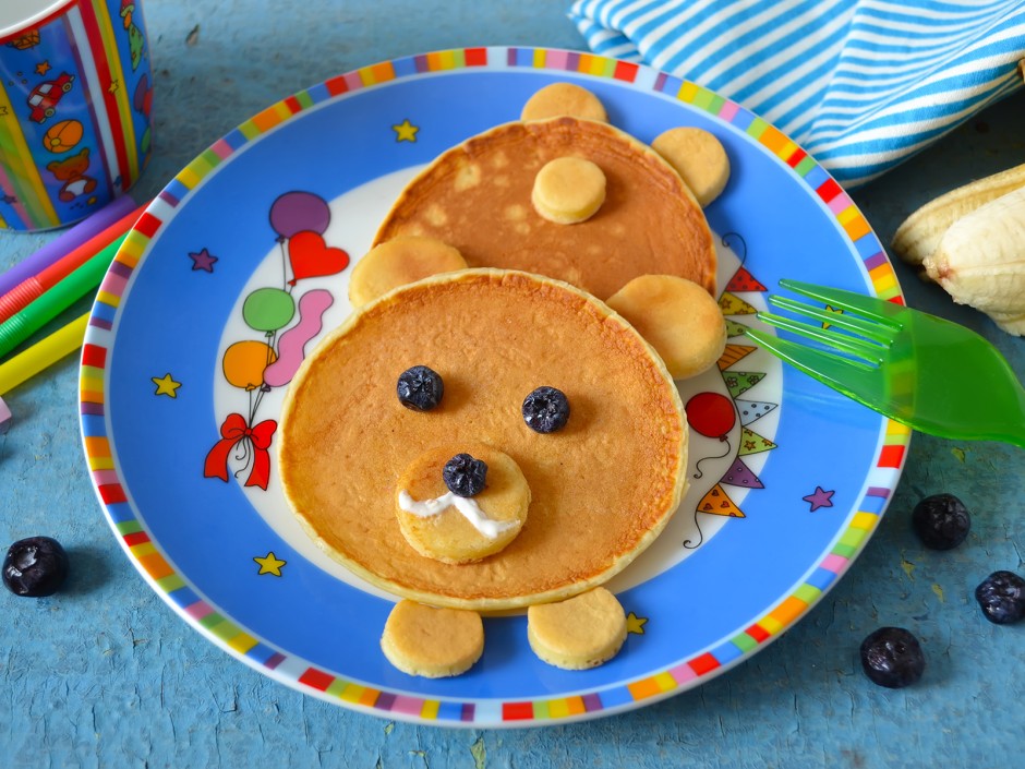Bananen-Pancake-Bärchen