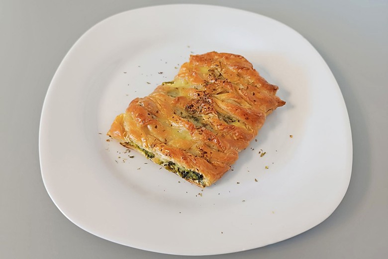 Brokkoli in Dinkel-Topfenteig