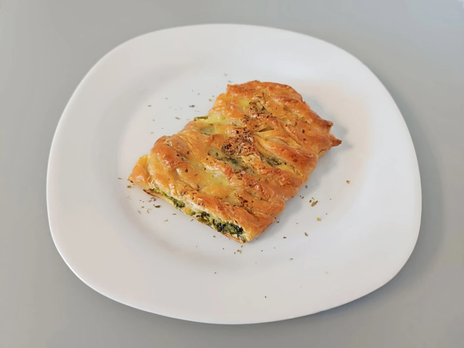 Brokkoli in Dinkel-Topfenteig