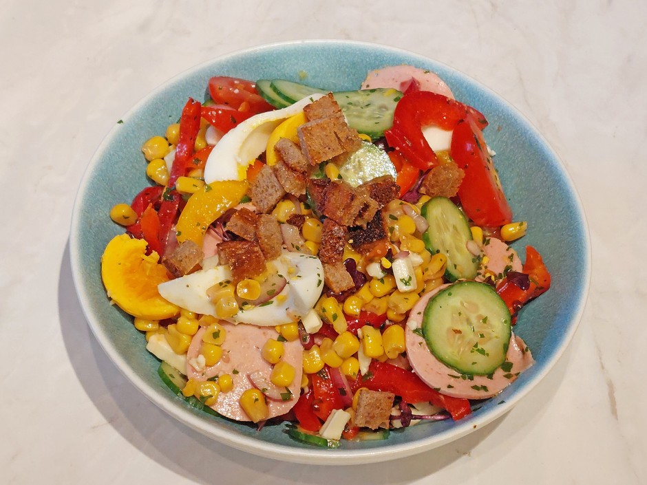 Frühlings-Wurstsalat