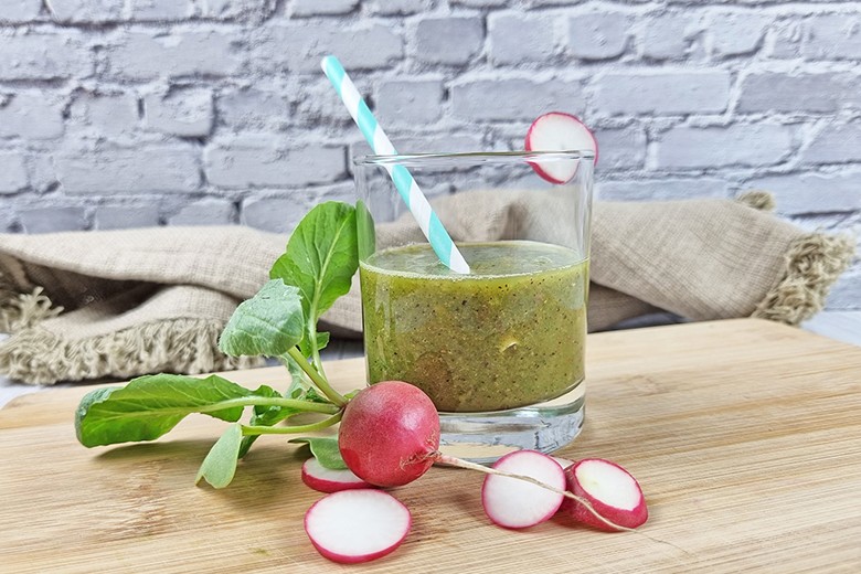 Radieschen-Kiwi-Smoothie
