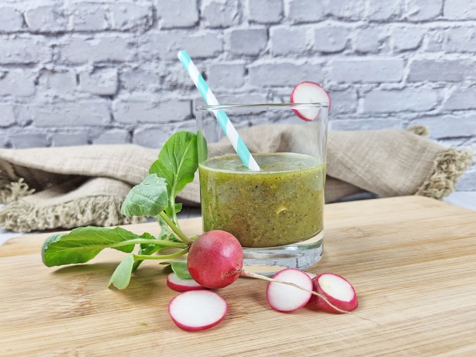 Radieschen-Kiwi-Smoothie