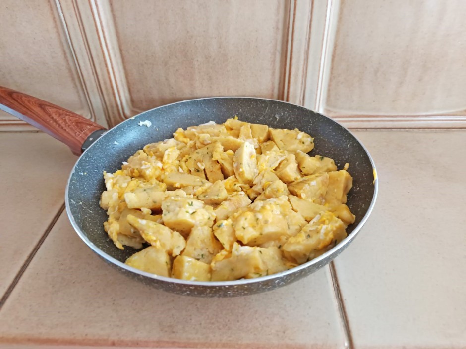 Knödel mit Ei