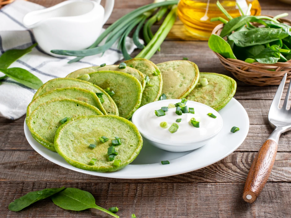 Spinat Pancakes