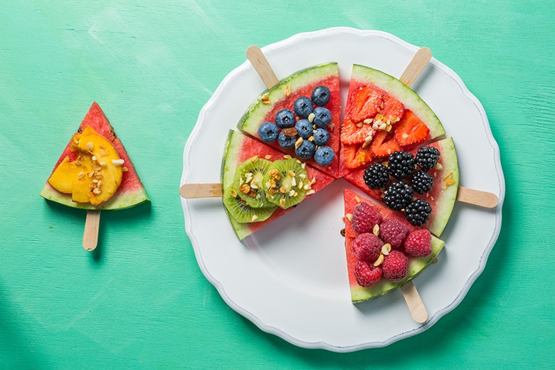 Obst-Pizza für Kinder