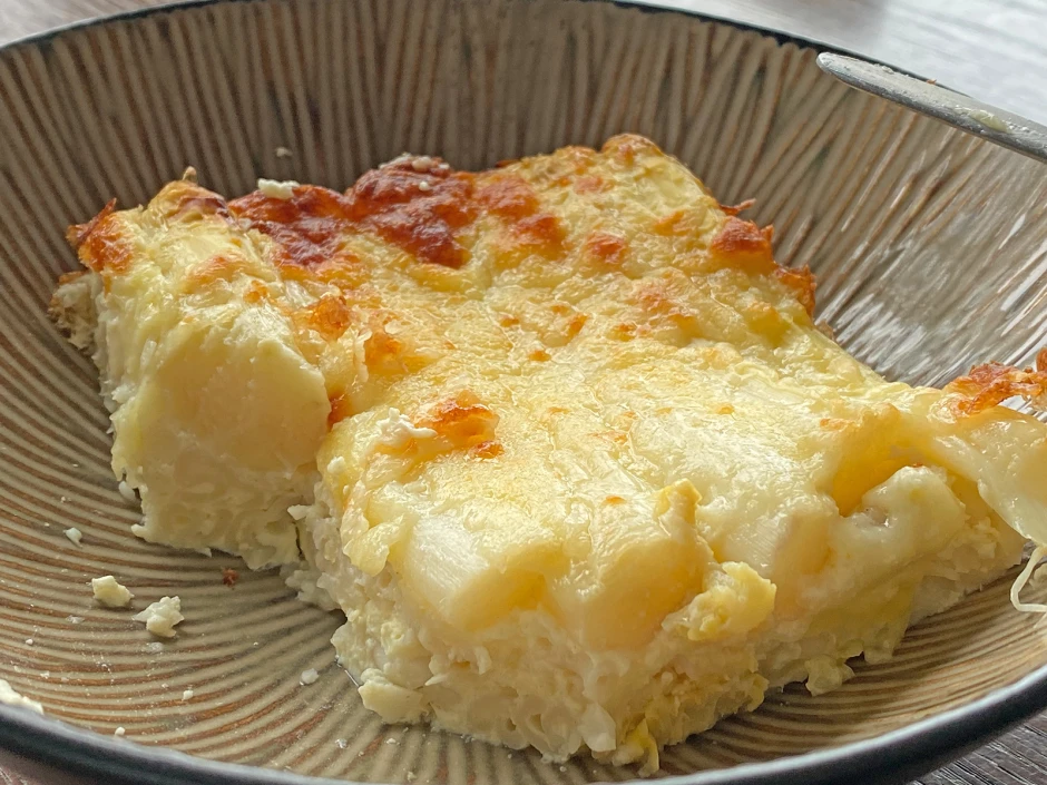 Spargelauflauf mit Nudeln