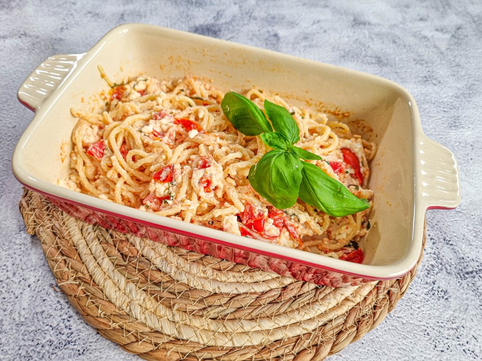 Baked-Feta-Pasta mit Chili