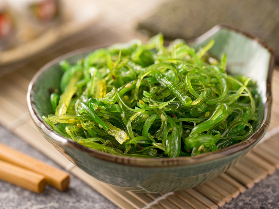 Wakame Algensalat mit Sesam
