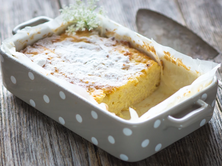 Topfen-Mandel-Auflauf Low-Carb