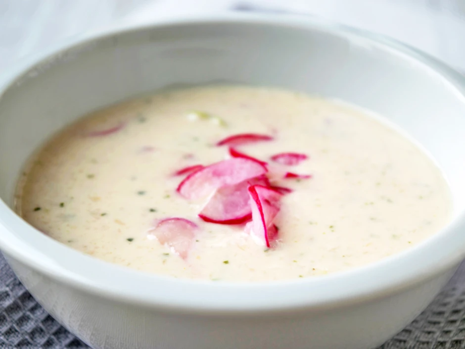 Radieschensuppe mit Kren