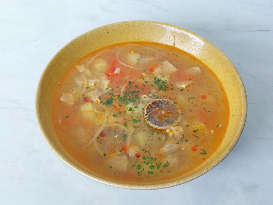 Szechuan-Hühnersuppe